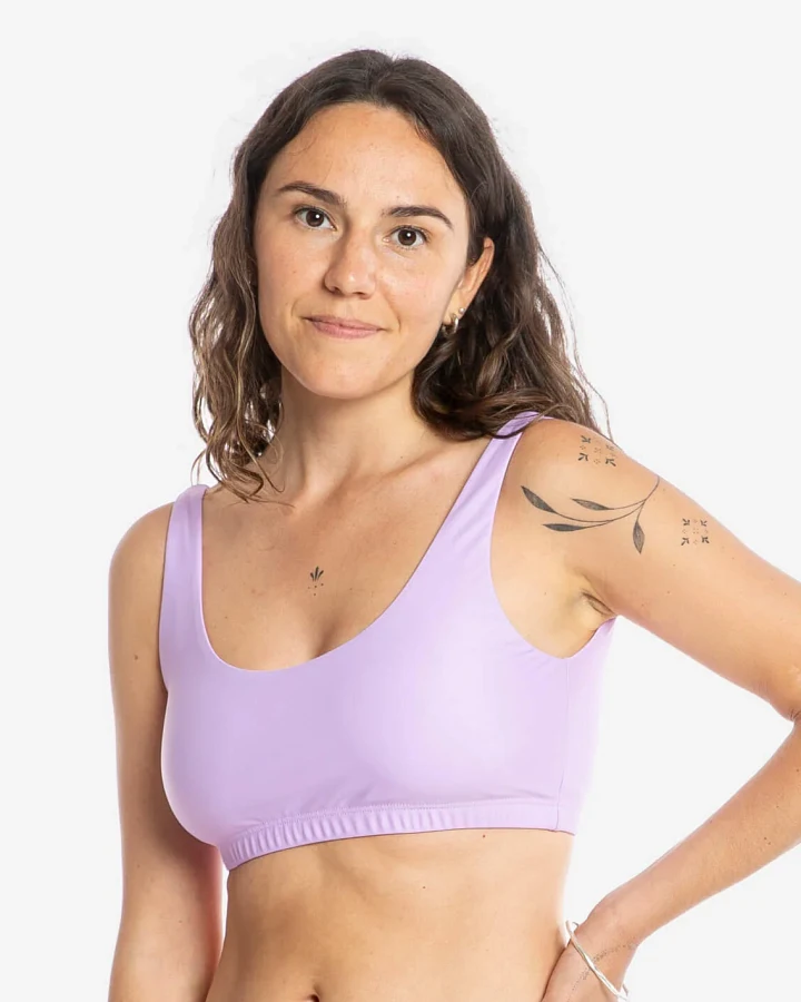 MATONA Damen vegan Bikinioberteil Surf Lilac