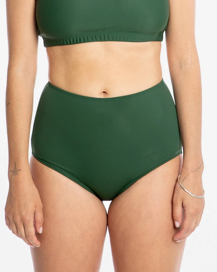 MATONA Damen vegan Bikiniunterteil Basilikum Grün