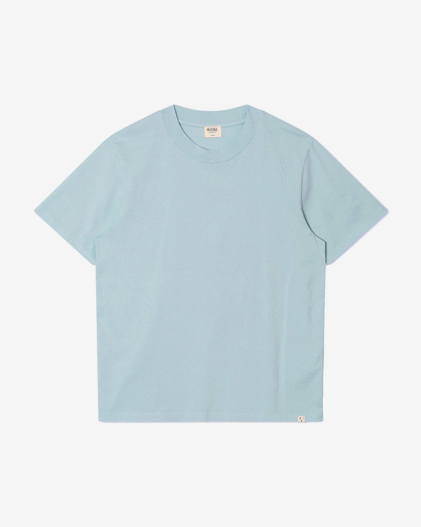 MATONA Herren vegan T-Shirt All Day Pearl Blue – Ansicht 2