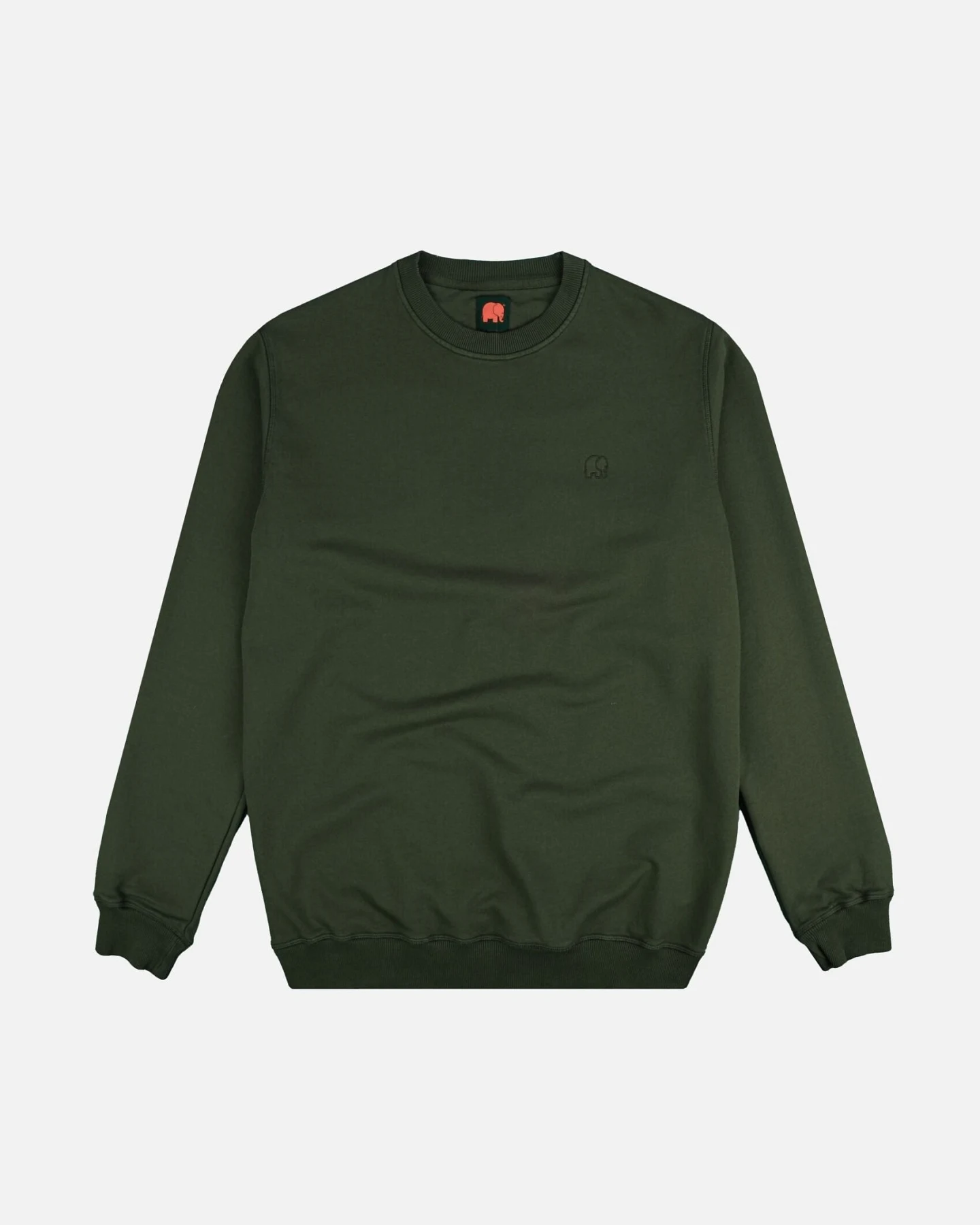 Trendsplant Herren vegan Pullover Heavyweight Essential Kombu Grün – Ansicht 2
