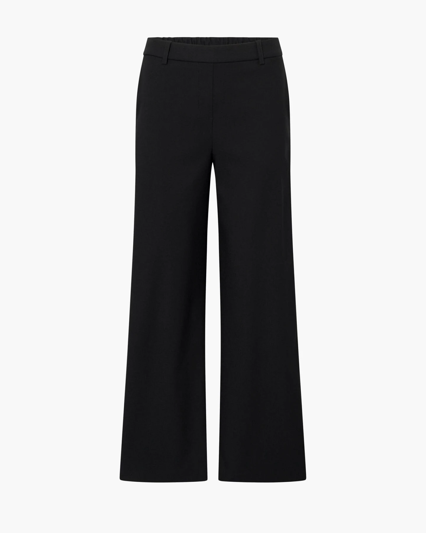 LAURIE Damen vegan Hose Alice Loose Mittellang Schwarz – Ansicht 2