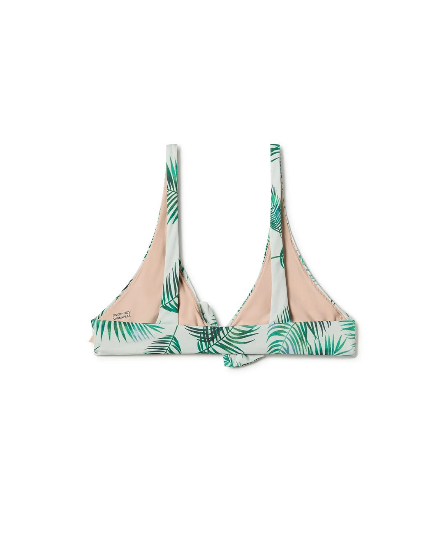 TWOTHIRDS Damen vegan Bikinioberteil Mavor Palm Leaf – Ansicht 2