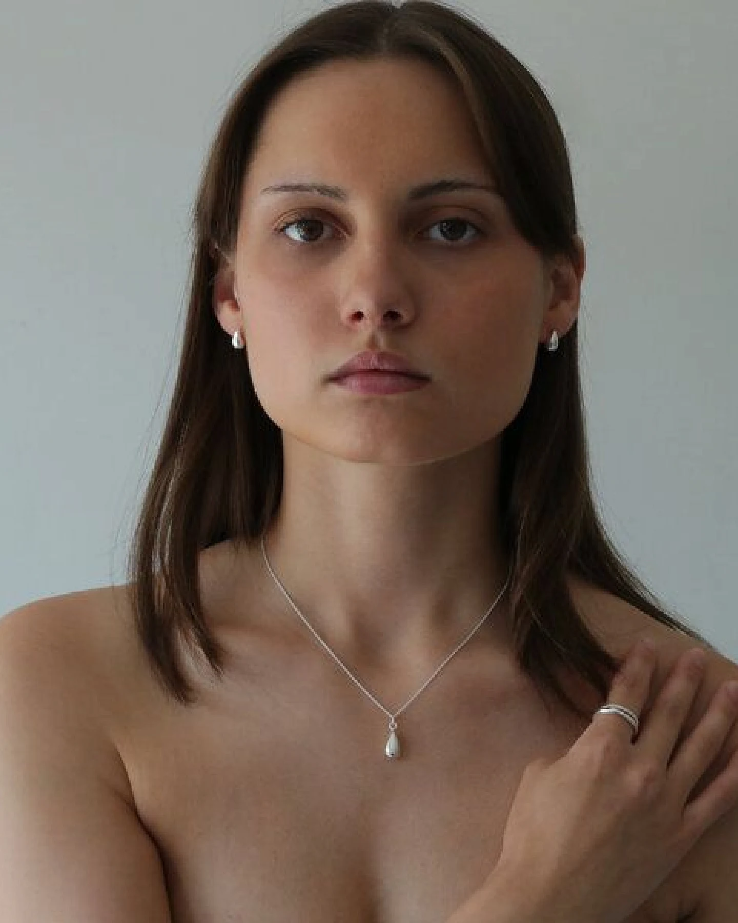 BELLYBIRD Jewellery Halskette - filigraner Tropfen, 925 Sterlingsilber, vergoldet – Ansicht 4