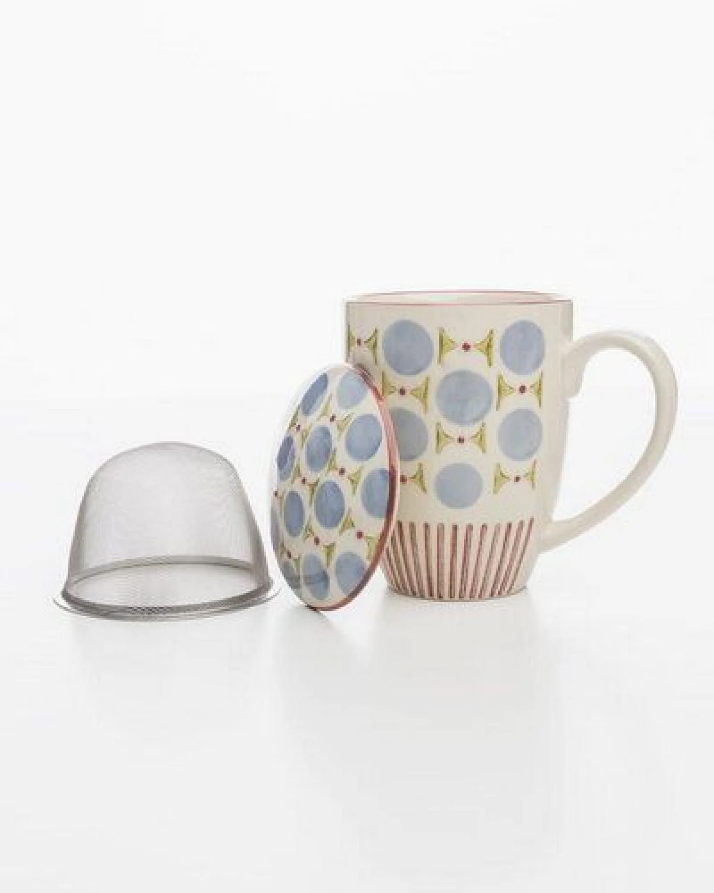 TRANQUILLO Tasse mit Teesieb RETROFLORIA – Ansicht 2