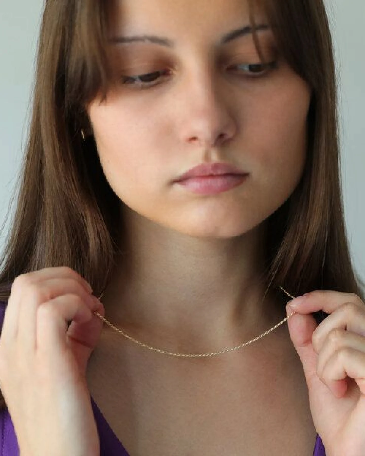 BELLYBIRD Jewellery Halskette - filigrane Kordelkette, 925 Sterlingsilber, vergoldet, 40-45cm – Ansicht 2