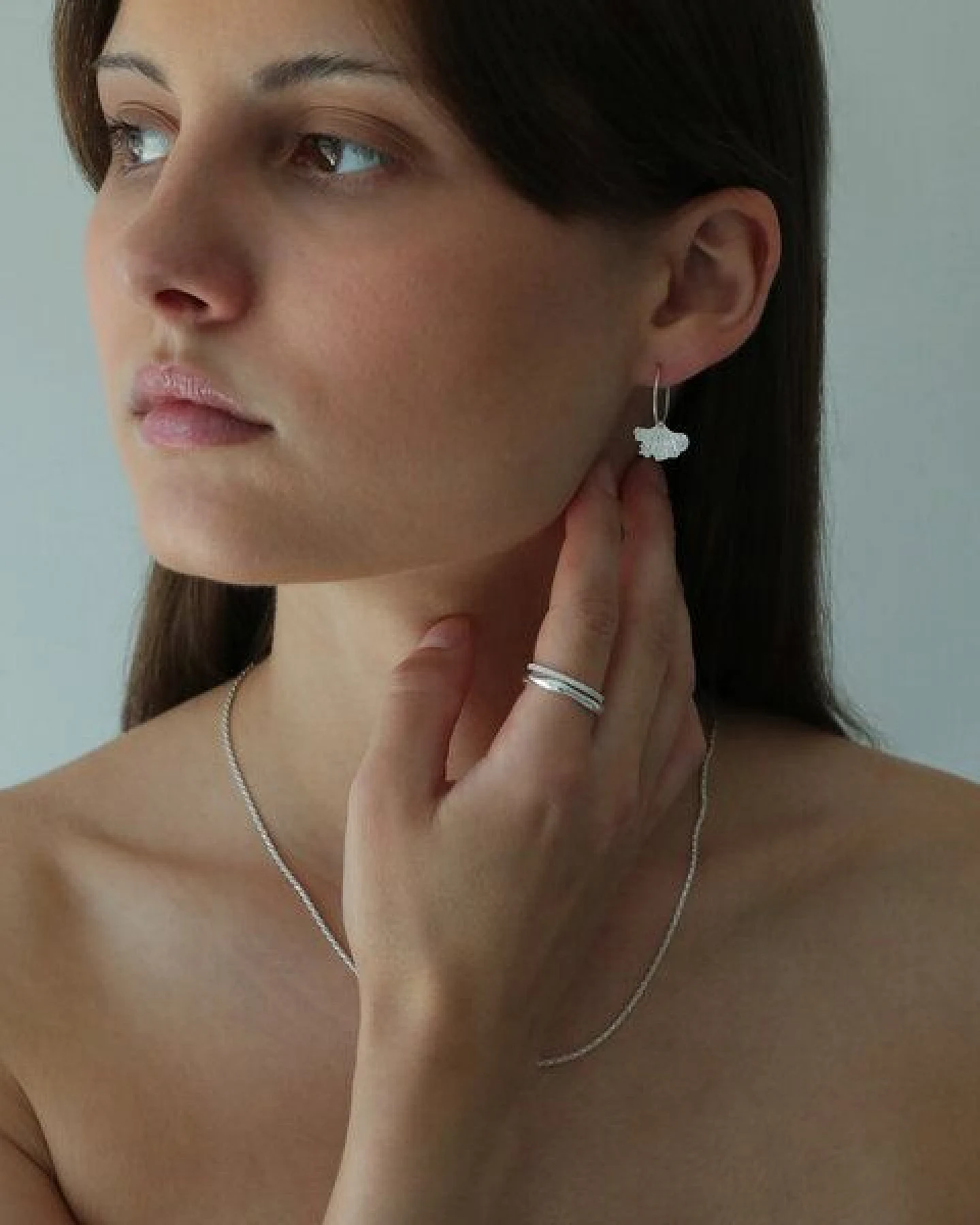 BELLYBIRD Jewellery Halskette - filigrane Kordelkette, 925 Sterlingsilber, vergoldet, 40-45cm – Ansicht 4