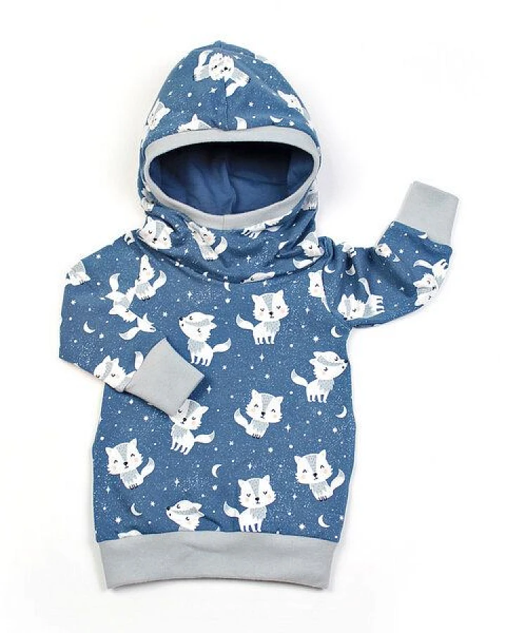 Sternchenwolke BIO Hoodie "Wölfchen"