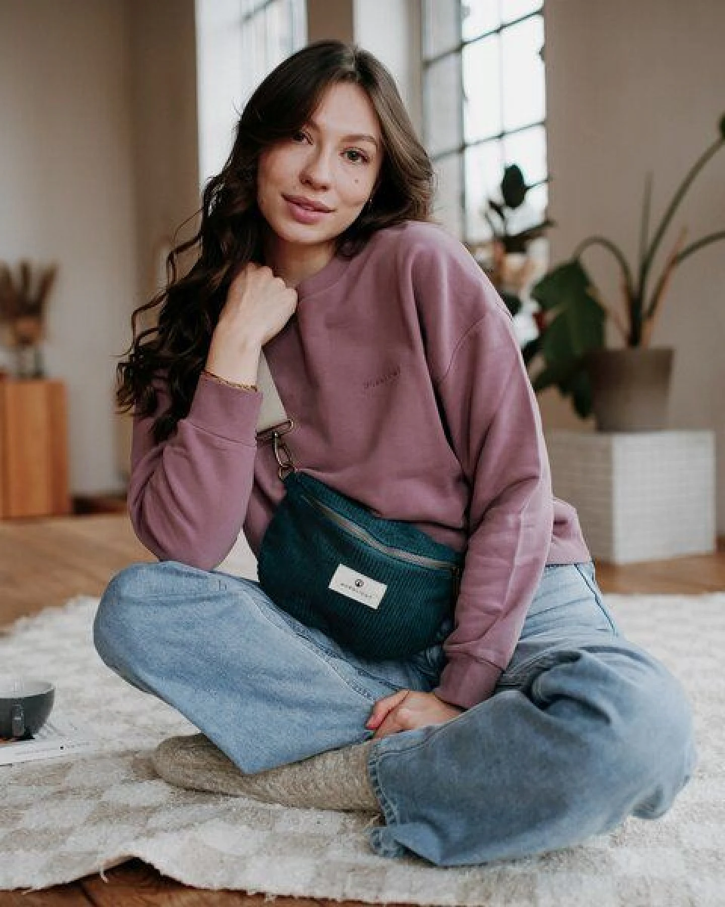 NORDLICHT Bauchtasche TOMMA Cord aus Bio-Baumwolle – Ansicht 2