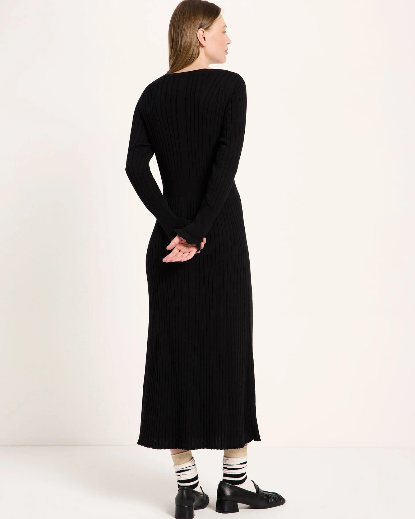 Rippen Strickkleid (GOTS) – Ansicht 3