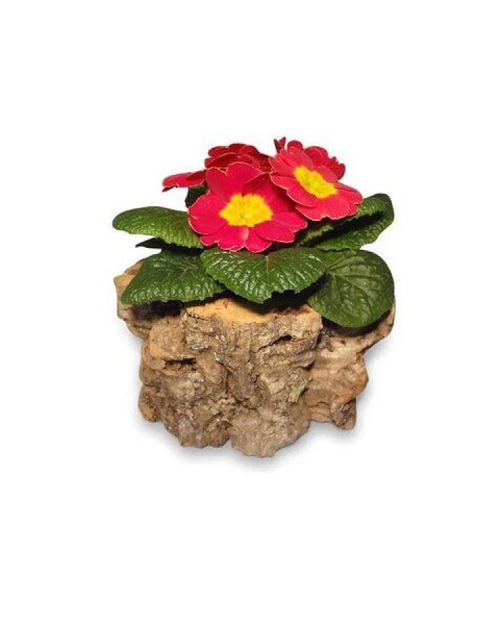Kork-Deko Blumenübertopf aus Korkrinde