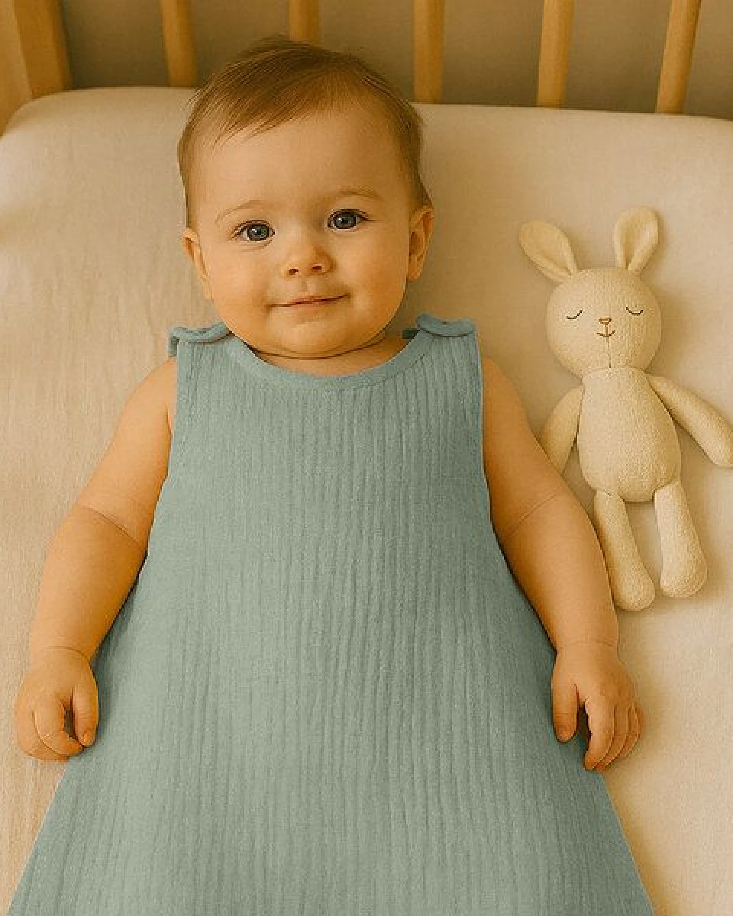 PAPATE Babyschlafsäcke Sommer aus Bio-Baumwolle – Ansicht 3