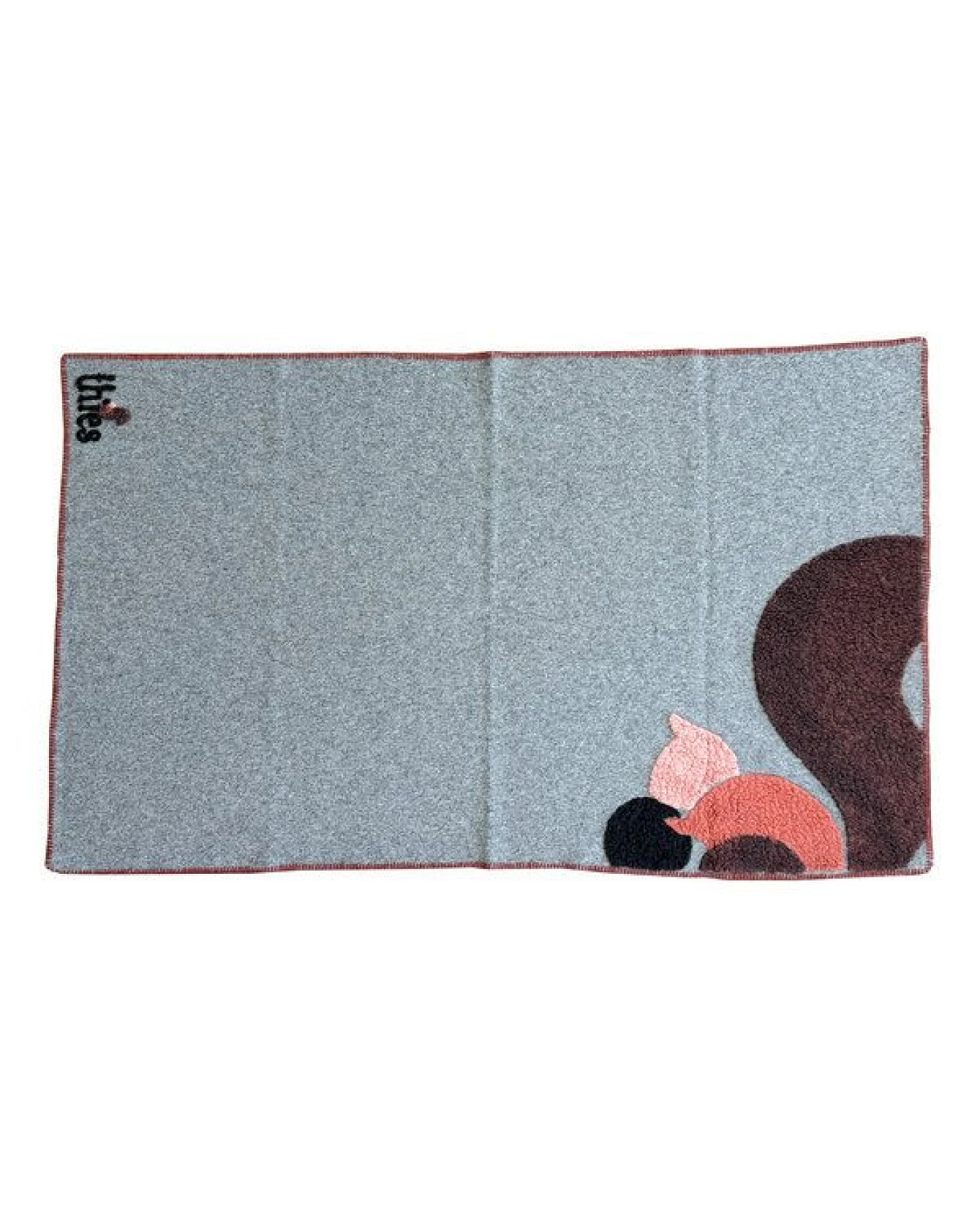 Wolldecke "thies ® Eco Squirrel Wool Blanket" aus 75 % Schurwolle – Ansicht 2