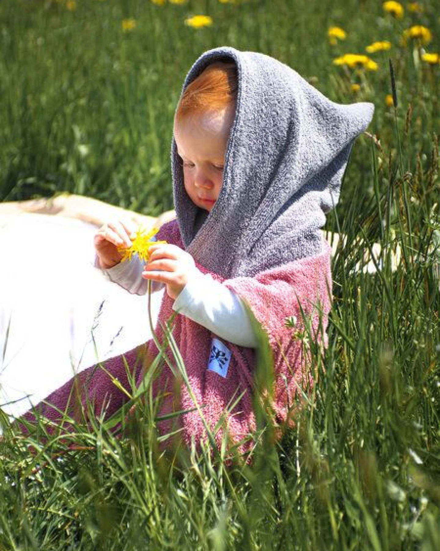 Zeachild Baby Badeponcho aus Bambusfrotte – Ansicht 2