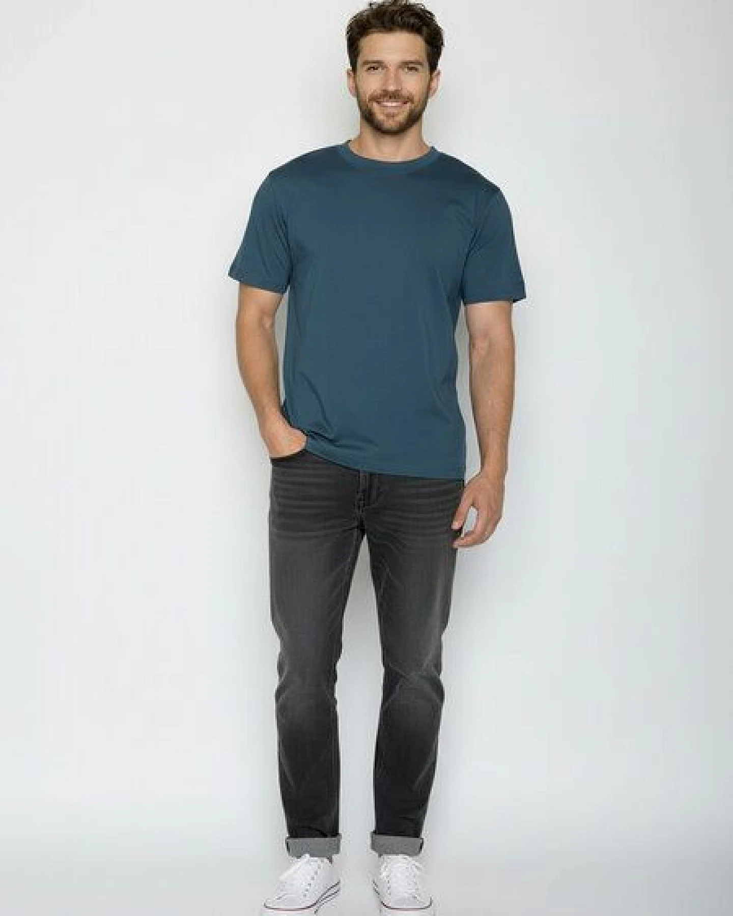 GREENBOMB Basic Fusion - Lässiges Oversize-T-Shirt aus Bio-Baumwolle / GOTS / Fair & Vegan – Ansicht 3