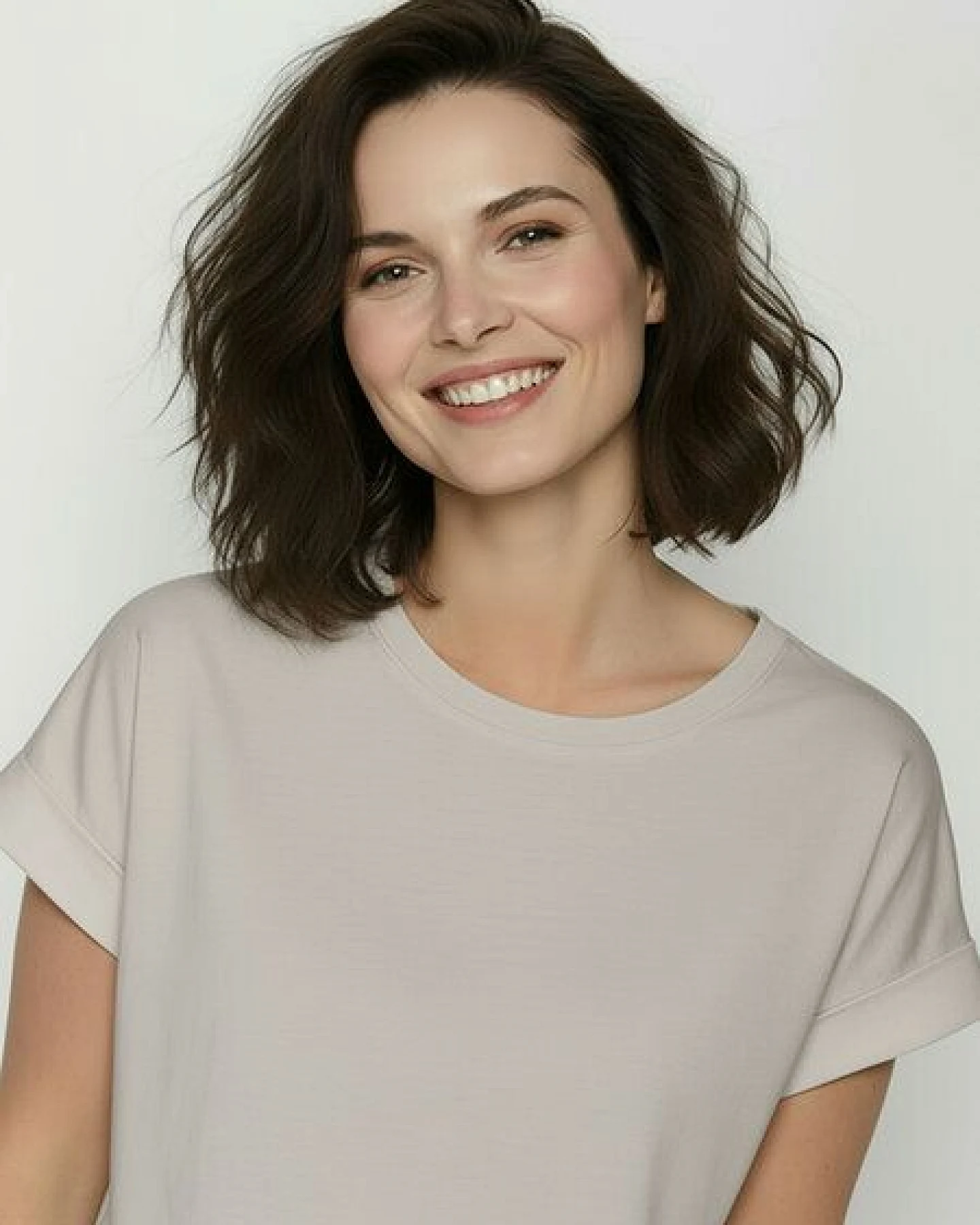 GREENBOMB Basic Loony - Sportliches T-Shirt aus Bio-Baumwolle mit Rollup Sleeve / GOTS / Fair & Vegan – Ansicht 2