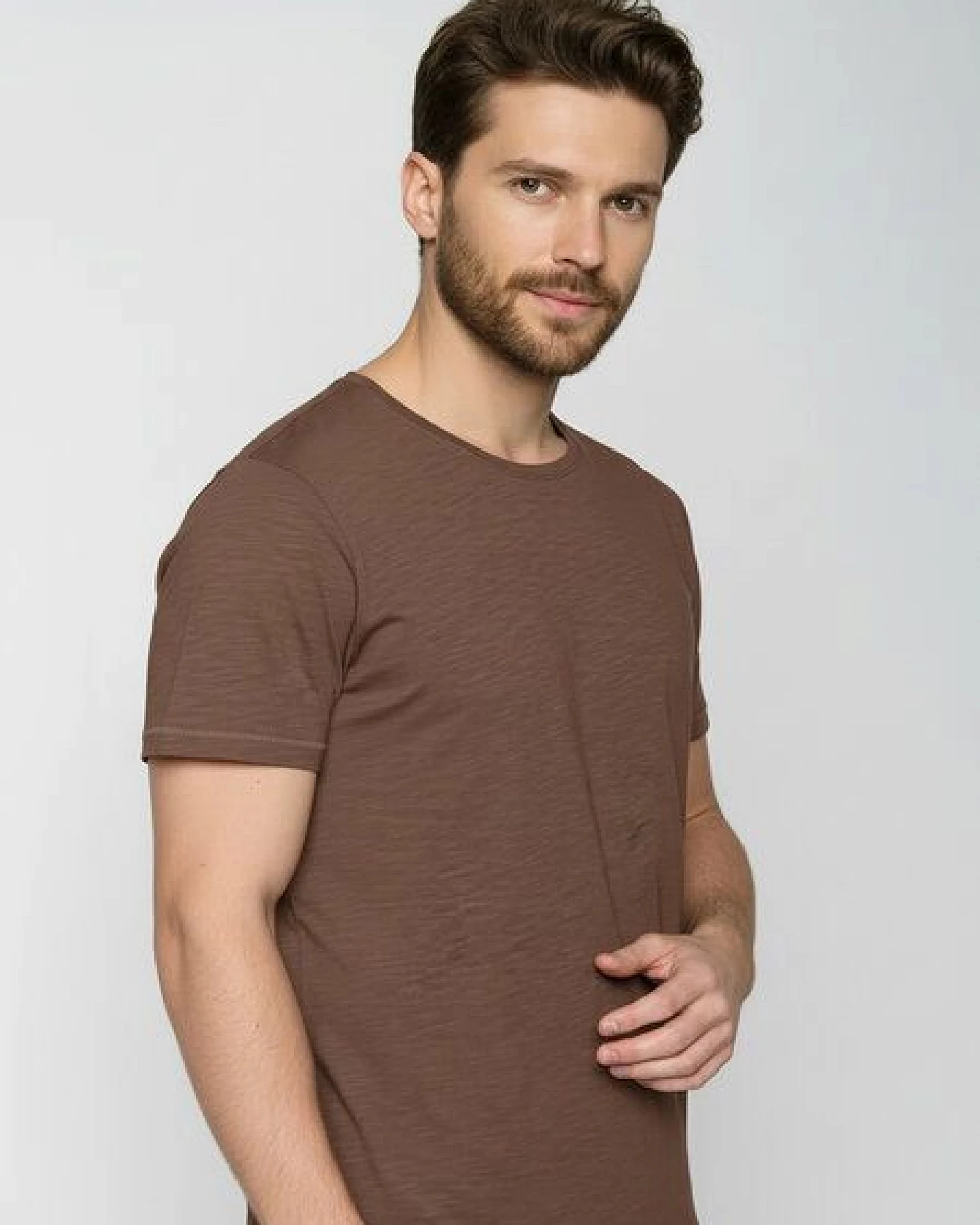 GREENBOMB Basic Spice - Sportliches T-Shirt aus Bio-Baumwolle / GOTS / Fair & Vegan – Ansicht 2