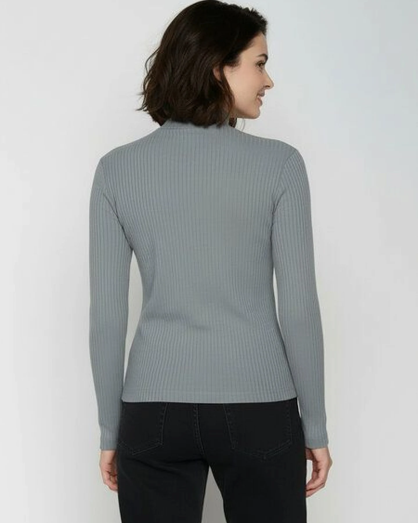 GREENBOMB Basic Weak - Lässiges Longsleeve aus LENZING TENCEL Mix / Fair & Vegan – Ansicht 4