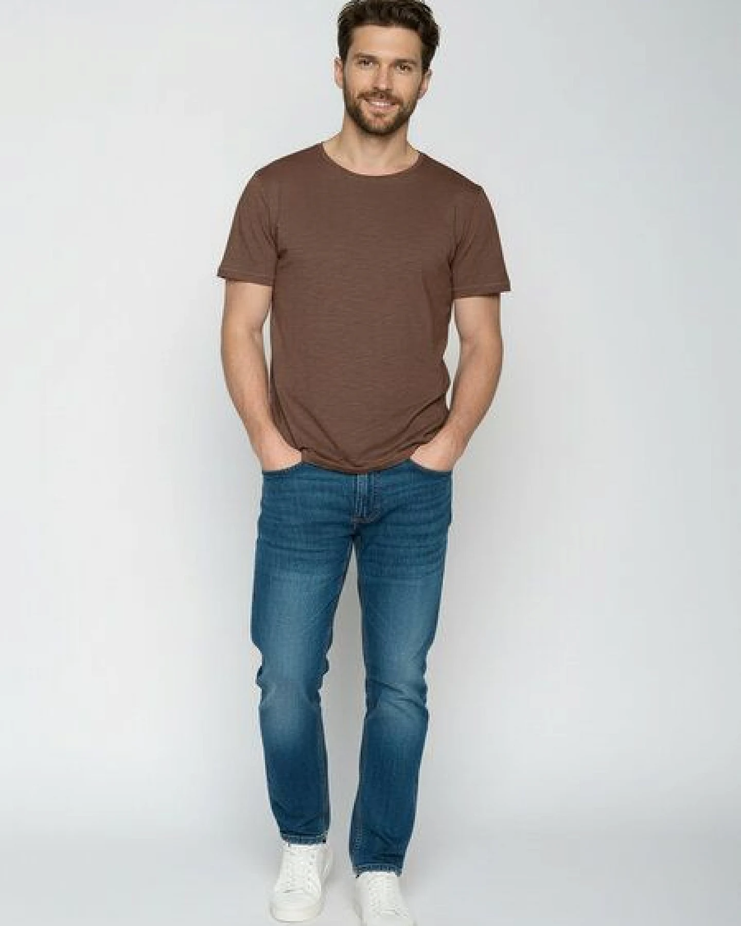 GREENBOMB Basic Spice - Sportliches T-Shirt aus Bio-Baumwolle / GOTS / Fair & Vegan – Ansicht 3