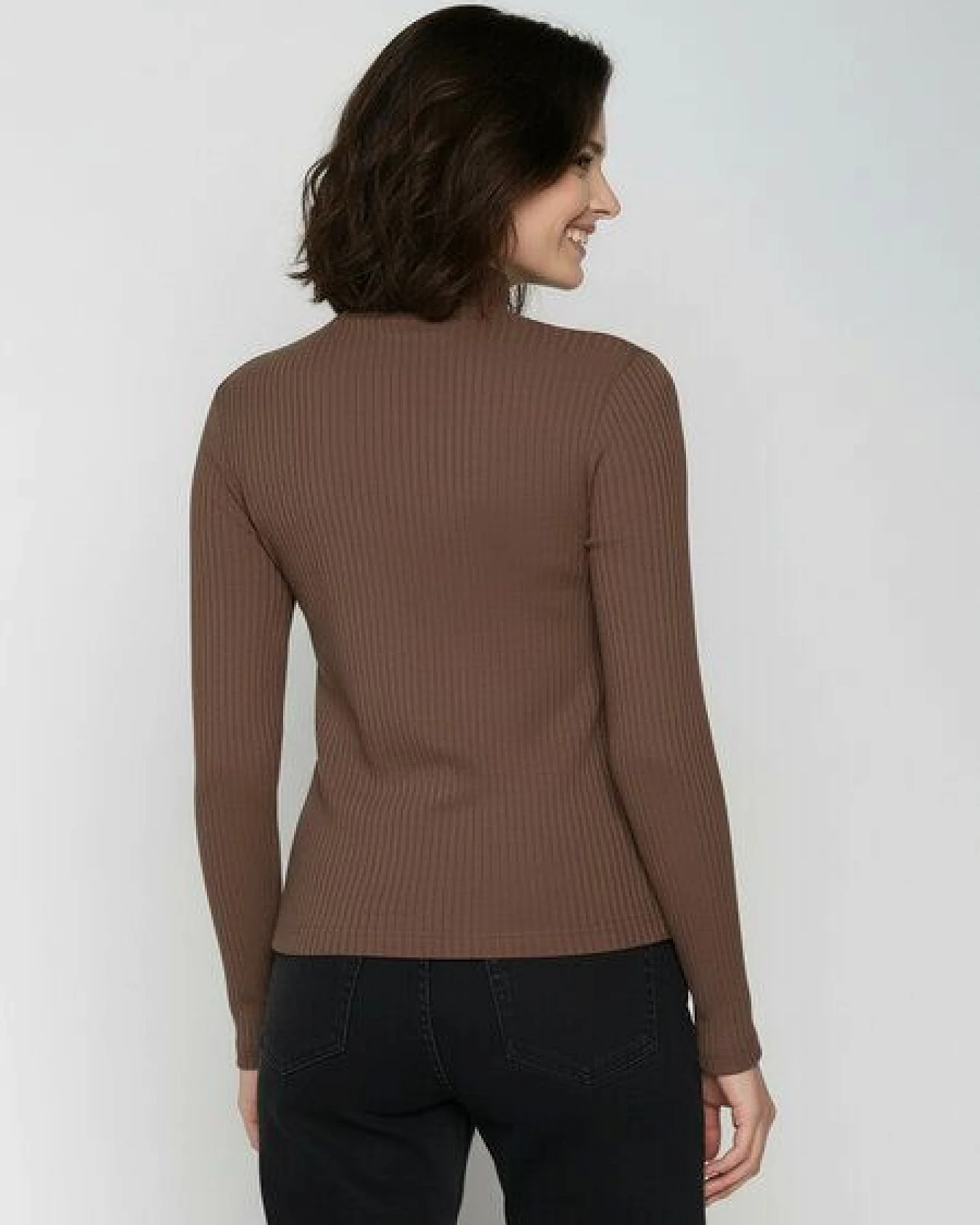 GREENBOMB Basic Weak - Lässiges Longsleeve aus LENZING TENCEL Mix / Fair & Vegan – Ansicht 4