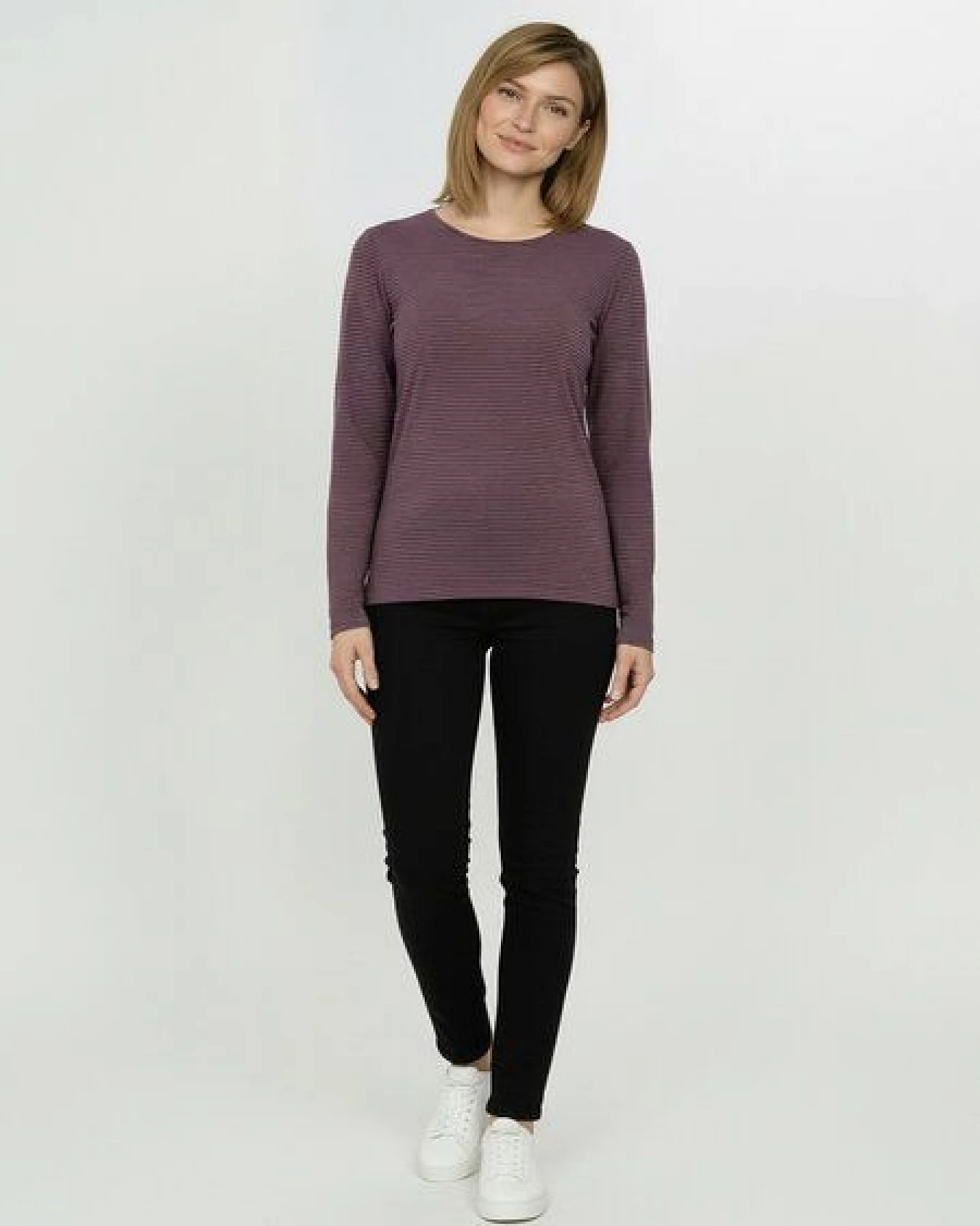 GREENBOMB Basic Yummy - Sportliches Longsleeve aus Bio-Baumwolle / GOTS / Fair & Vegan – Ansicht 3
