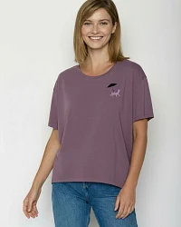 Produktseite: GREENBOMB Cat Walk Feel - Lässiges T-Shirt aus Bio-Baumwoll-Mix / hochwertiger Print / GOTS / Fair & Vegan