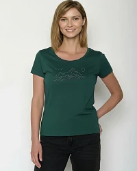 Produktseite: GREENBOMB Nature Contours Loves - Sportliches T-Shirt aus Bio-Baumwolle / hochwertiger Print / GOTS / Fair & Vegan