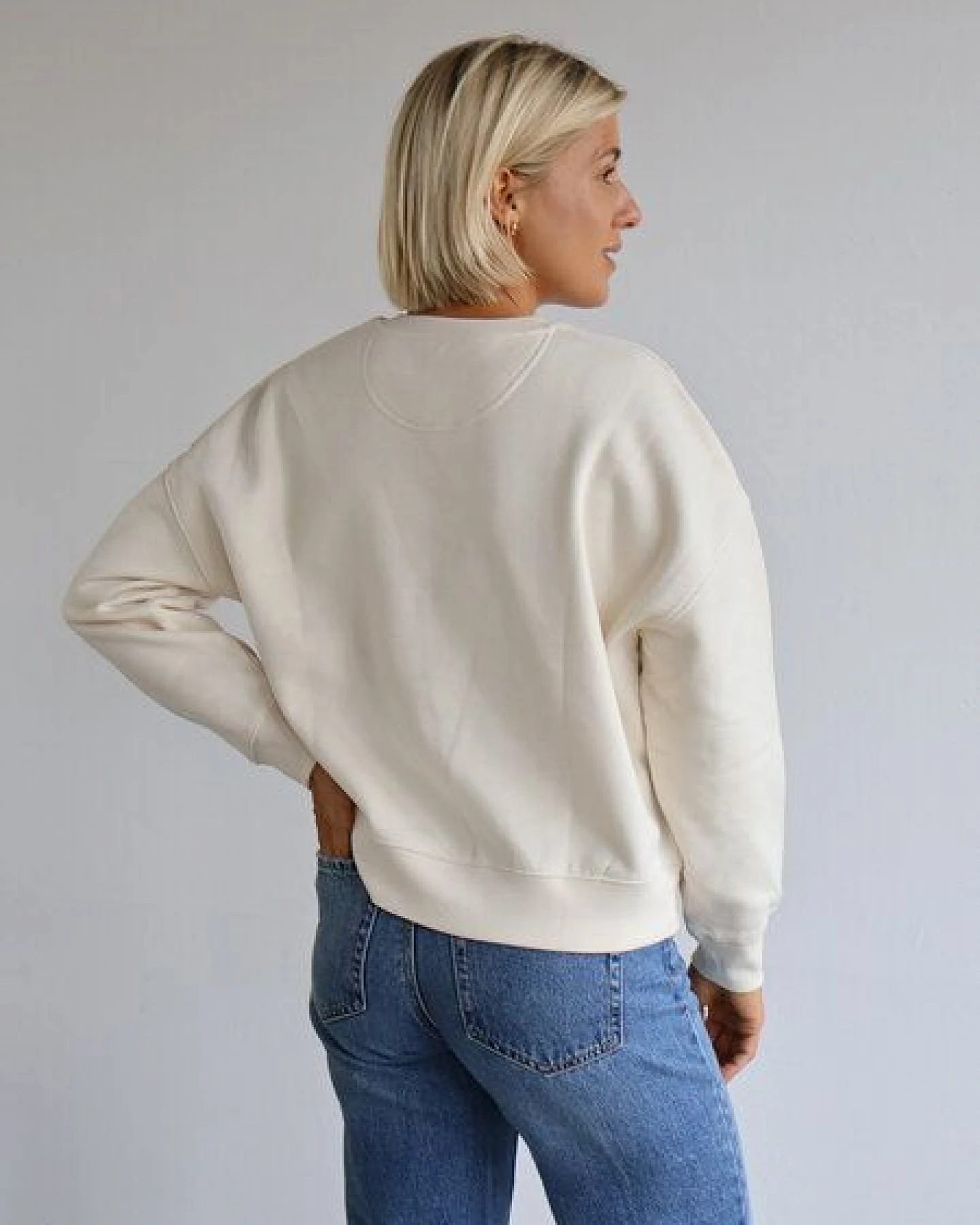 Kultgut Artdesign - Pulloversweater Boxistyle / BE FREE & PROUD YOURSELF – Ansicht 4