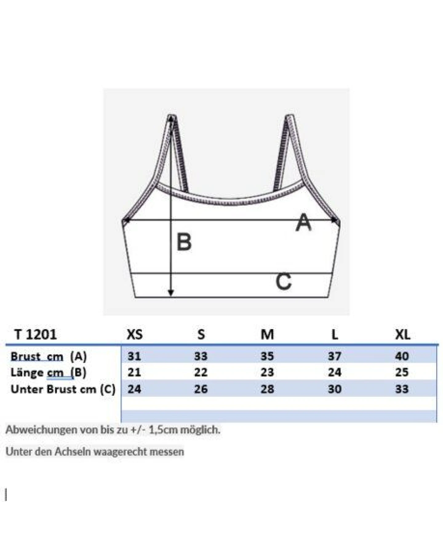 True North Damen Bustier aus Tencel Micromodal Bra Top T1201 – Ansicht 3