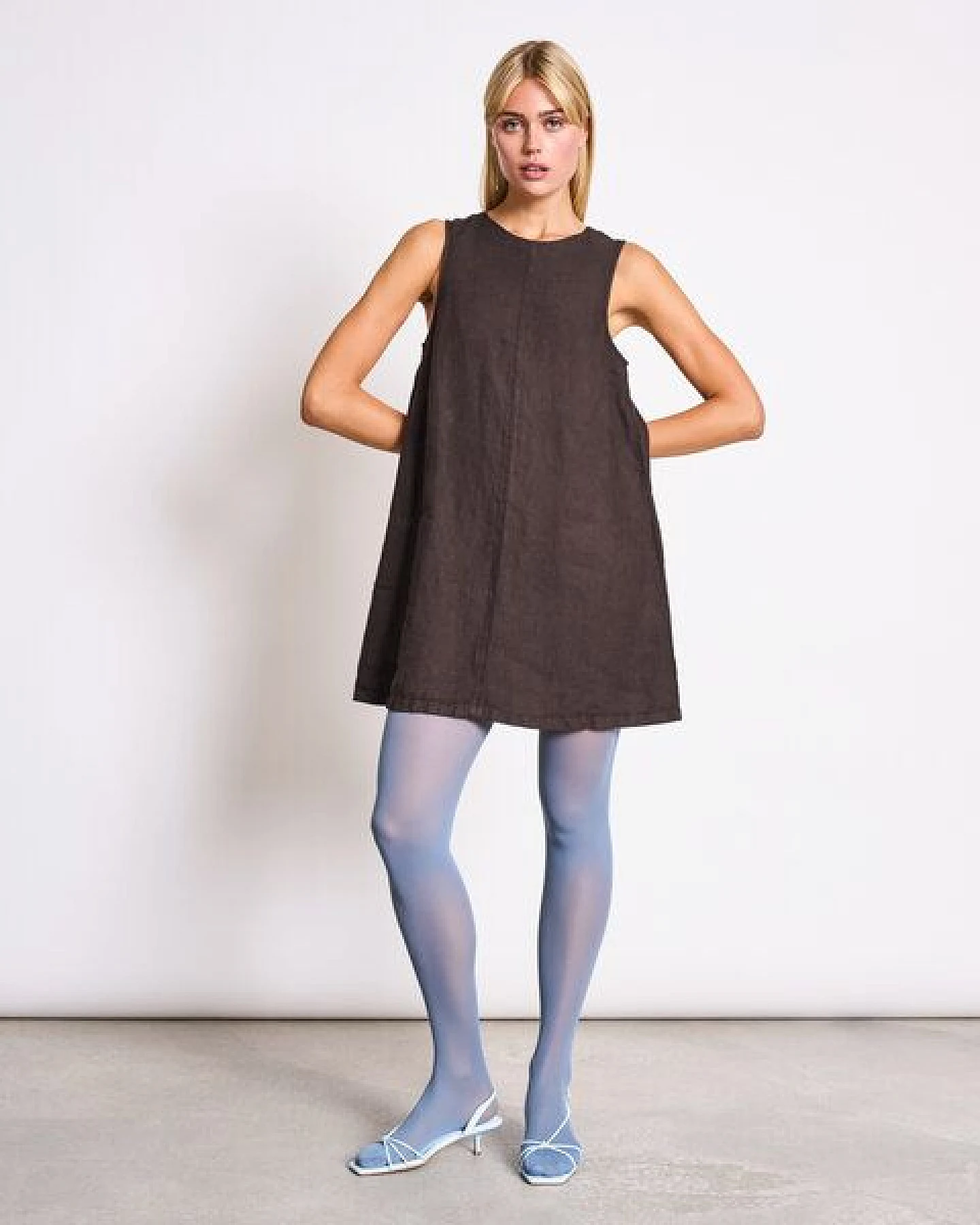 JAN N JUNE Mini-Kleid SALVIA aus Leinen – Ansicht 4