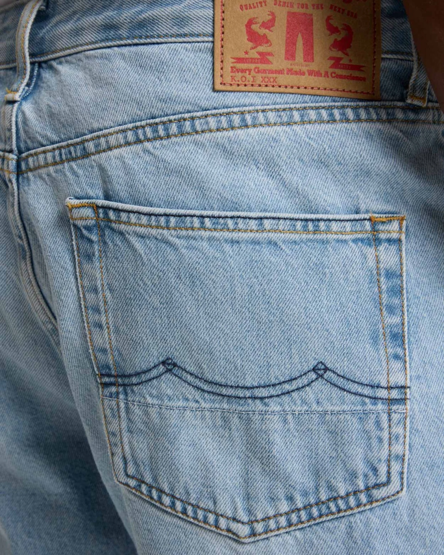 Jeans Roy Blue Reef Light Used – Ansicht 3