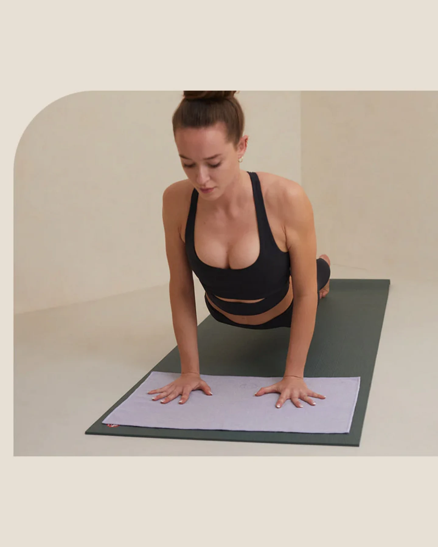 Manduka Handtuch Yogitoes - Midnight – Ansicht 6