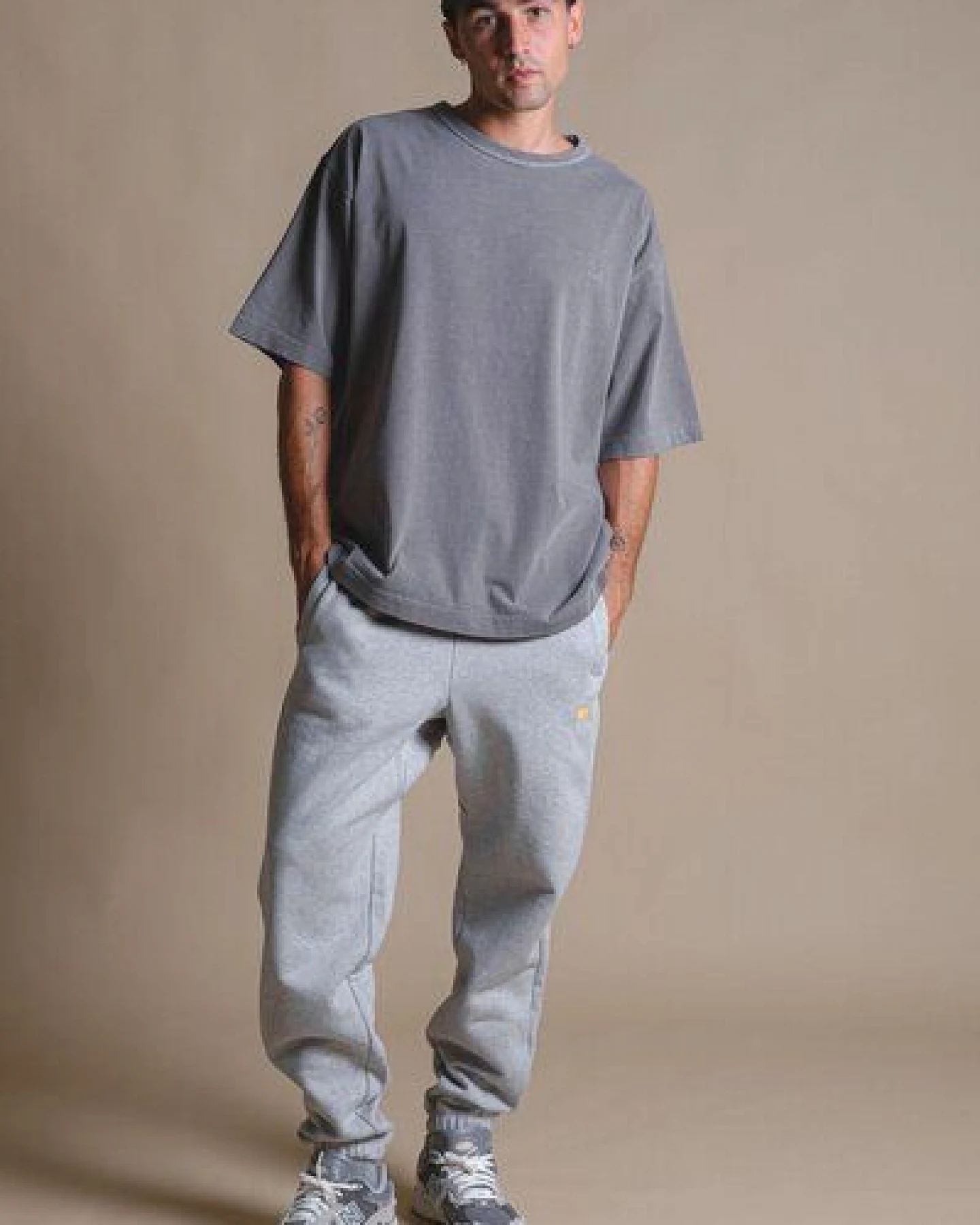 Trendsplant Organic Essential Sweatpants Heather Grey – Ansicht 3