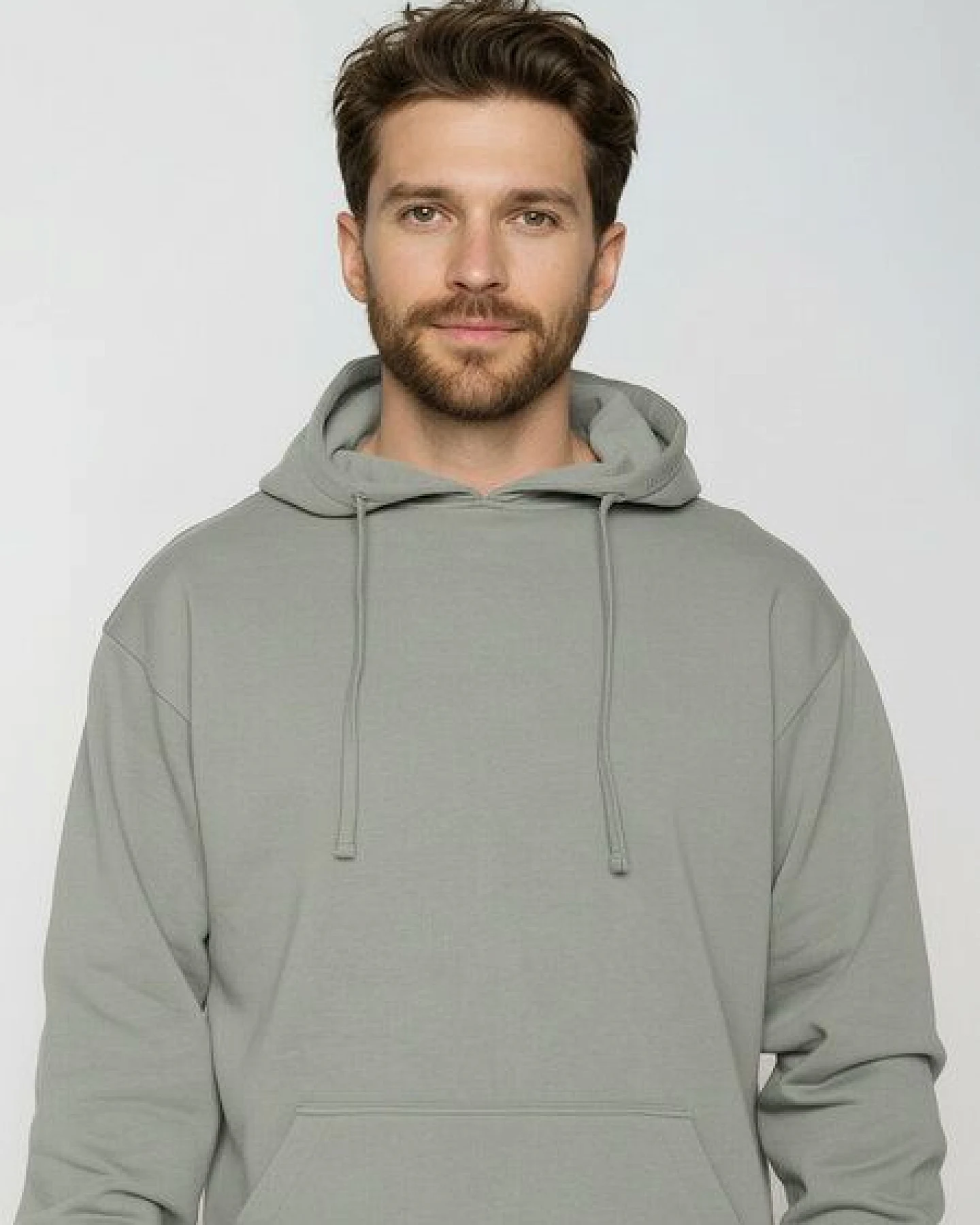 GREENBOMB Basic Joy - Gemütlicher Hoodie aus Bio-Baumwolle / GOTS / Fair & Vegan – Ansicht 2