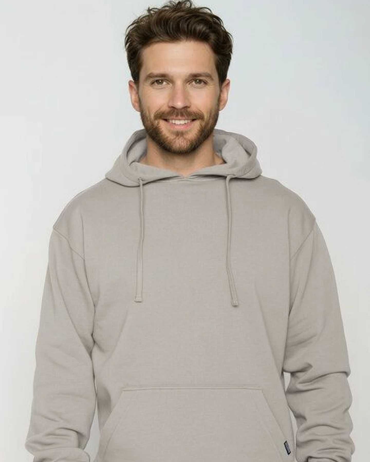 GREENBOMB Basic Joy - Gemütlicher Hoodie aus Bio-Baumwolle / GOTS / Fair & Vegan – Ansicht 2