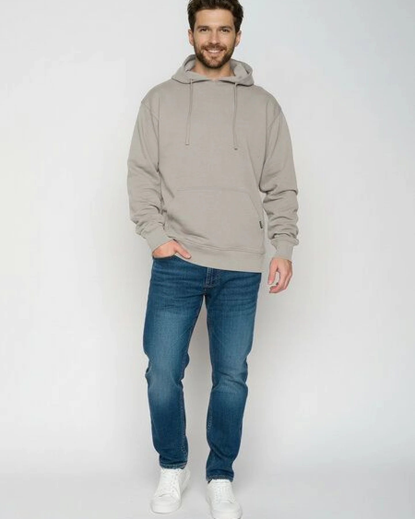 GREENBOMB Basic Joy - Gemütlicher Hoodie aus Bio-Baumwolle / GOTS / Fair & Vegan – Ansicht 3