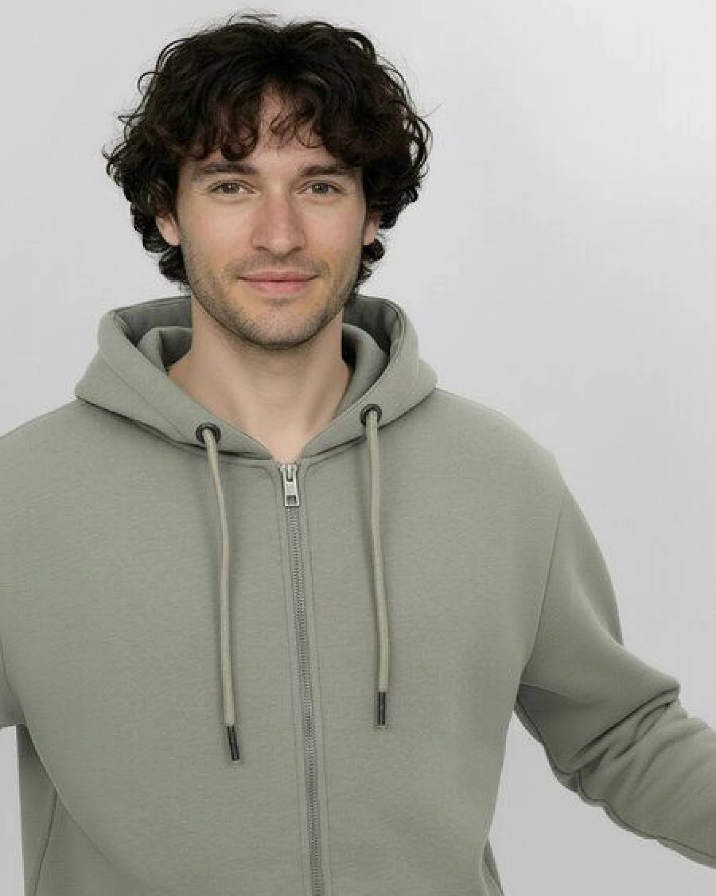 GREENBOMB Basic Stark - Lässige Sweatjacke aus Bio-Baumwolle / GOTS / Fair & Vegan – Ansicht 2