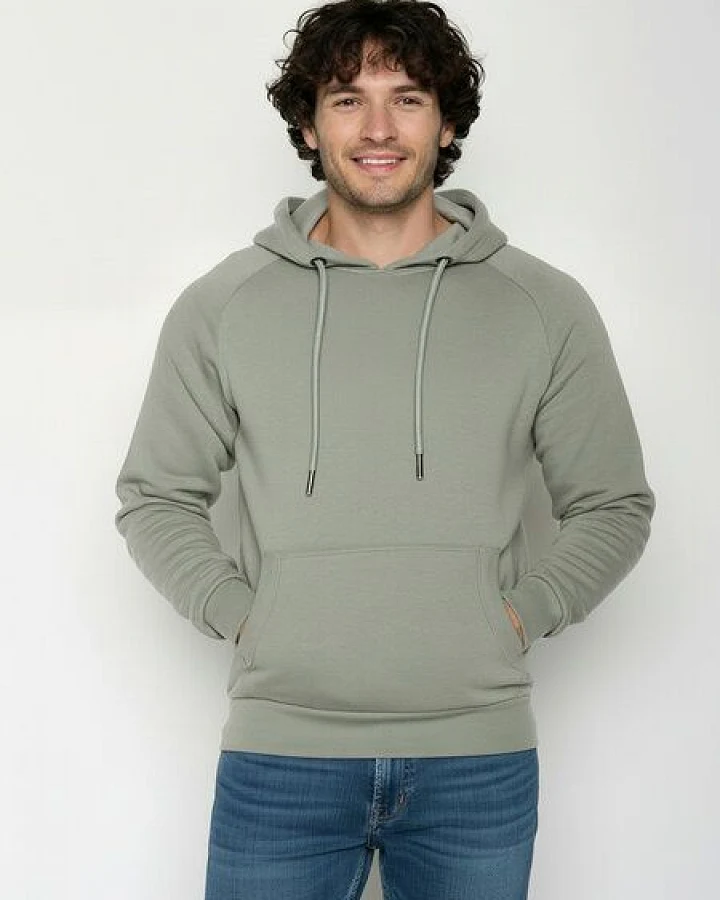 GREENBOMB Basic Trek - Hoodie aus Bio-Baumwolle mit Raglan-Arm / GOTS / Fair & Vegan