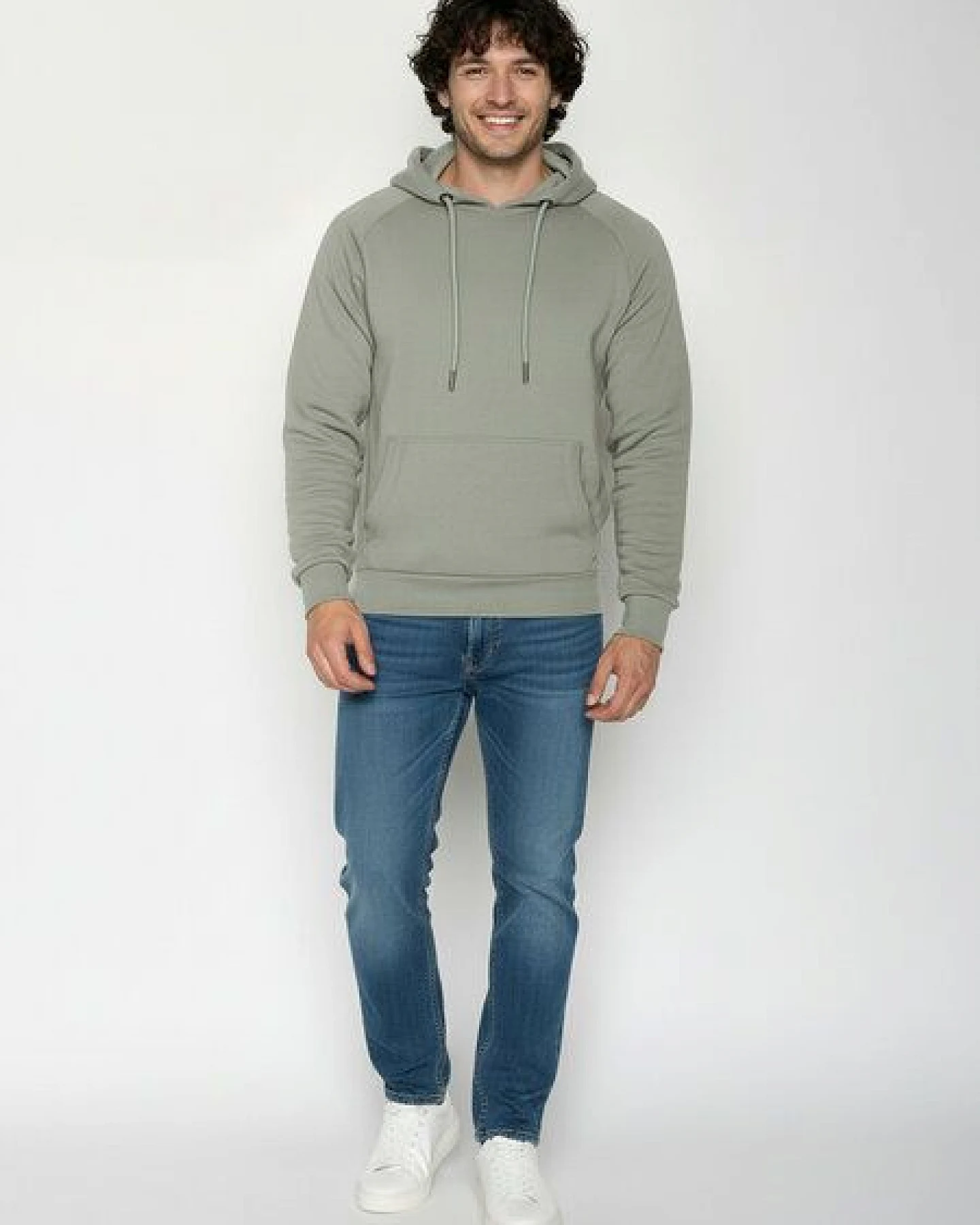 GREENBOMB Basic Trek - Hoodie aus Bio-Baumwolle mit Raglan-Arm / GOTS / Fair & Vegan – Ansicht 3