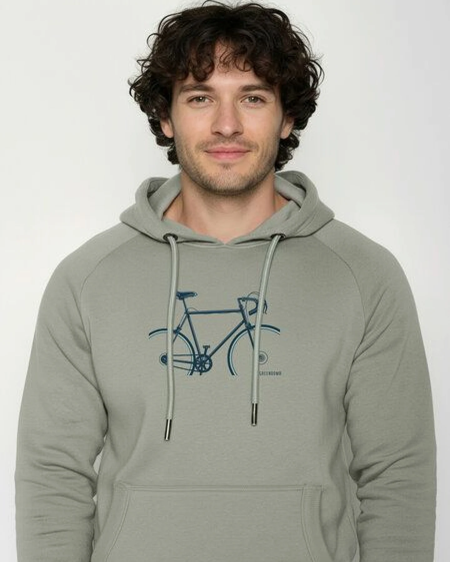 GREENBOMB Bike Crop Trek - Hoodie aus Bio-Baumwolle mit Raglan-Arm / hochwertiger Print / GOTS / Fair & Vegan – Ansicht 2