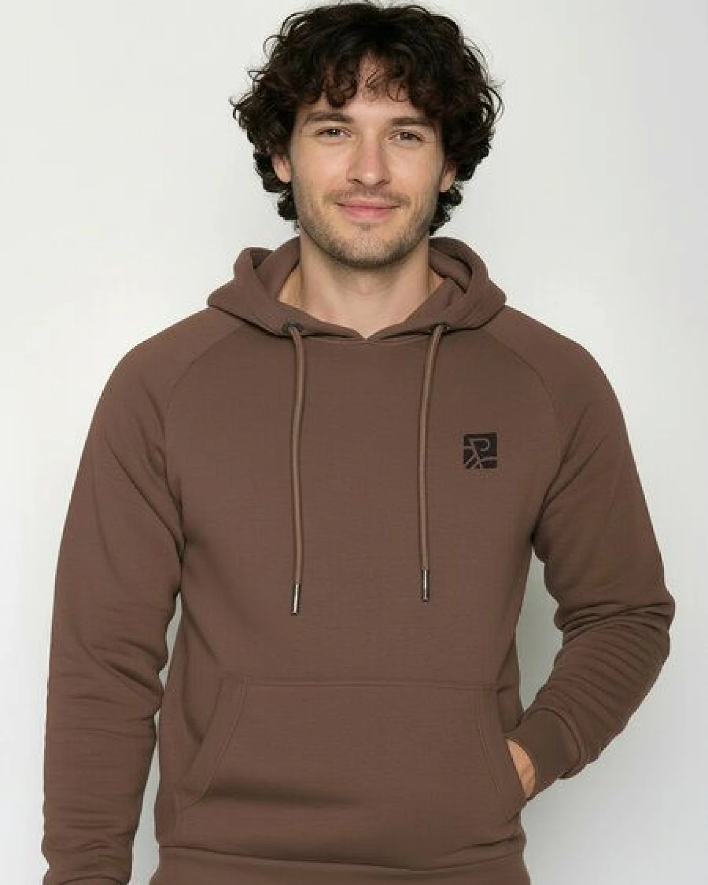 GREENBOMB Bike Square Trek - Hoodie aus Bio-Baumwolle mit Raglan-Arm / hochwertiger Print / GOTS / Fair & Vegan – Ansicht 2