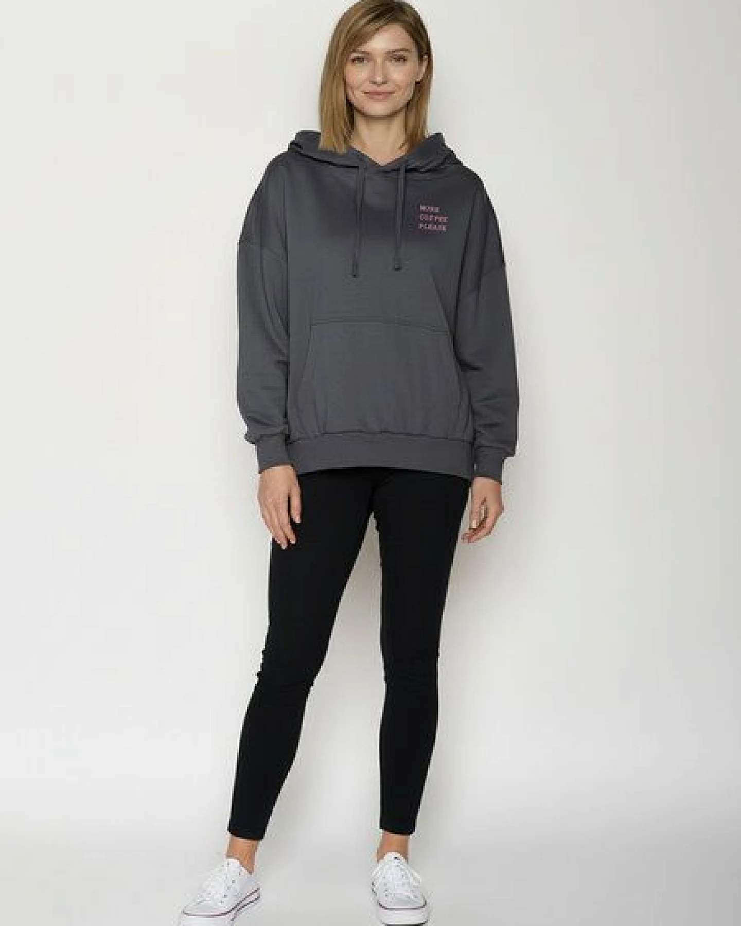 GREENBOMB Dog Coffee Mello - Lässiger Hoodie aus Bio-Baumwolle / hochwertiger Print / GOTS / Fair & Vegan – Ansicht 4