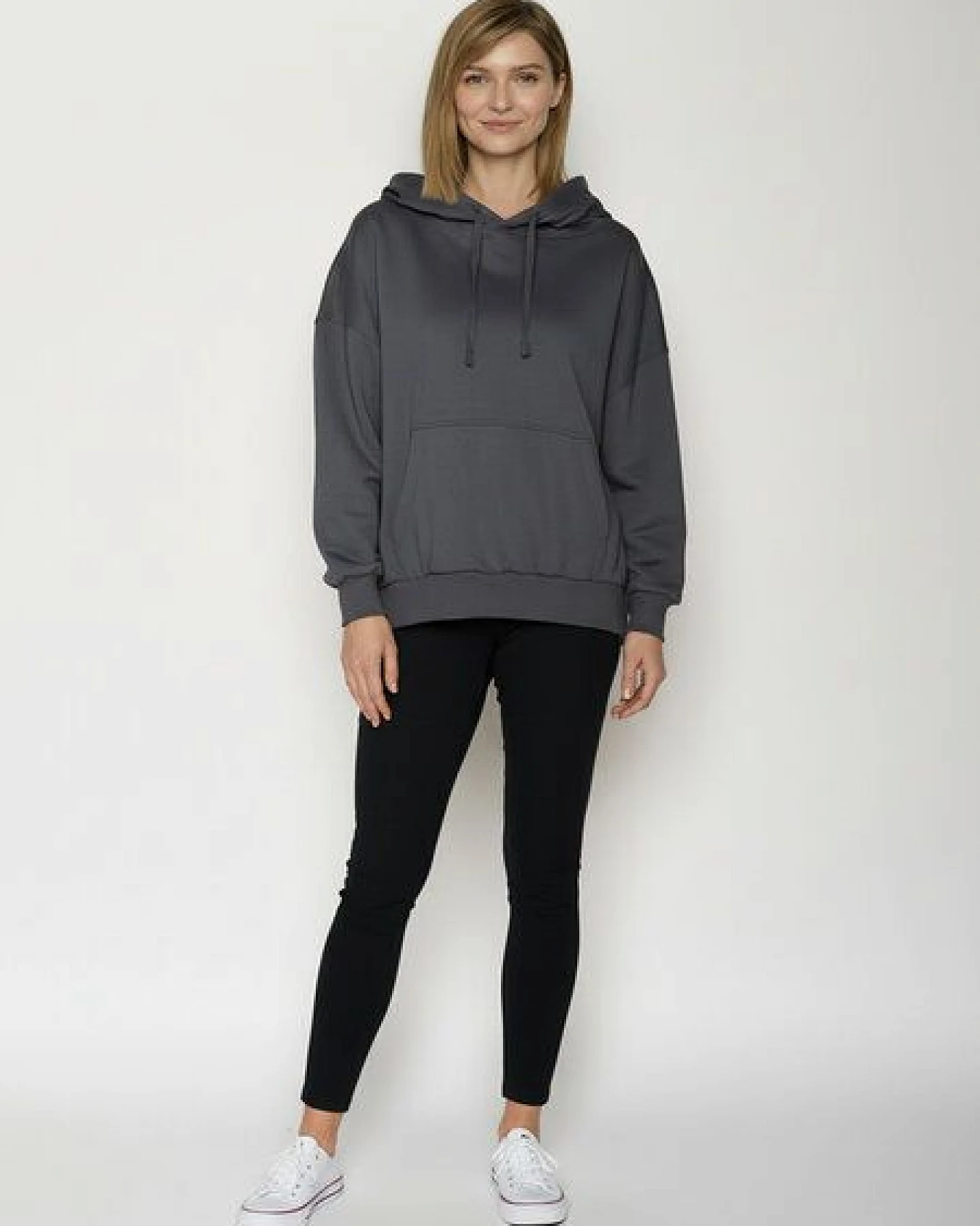 GREENBOMB Flower Bouquet Mello - Lässiger Hoodie aus Bio-Baumwolle / hochwertiger Print / GOTS / Fair & Vegan – Ansicht 4
