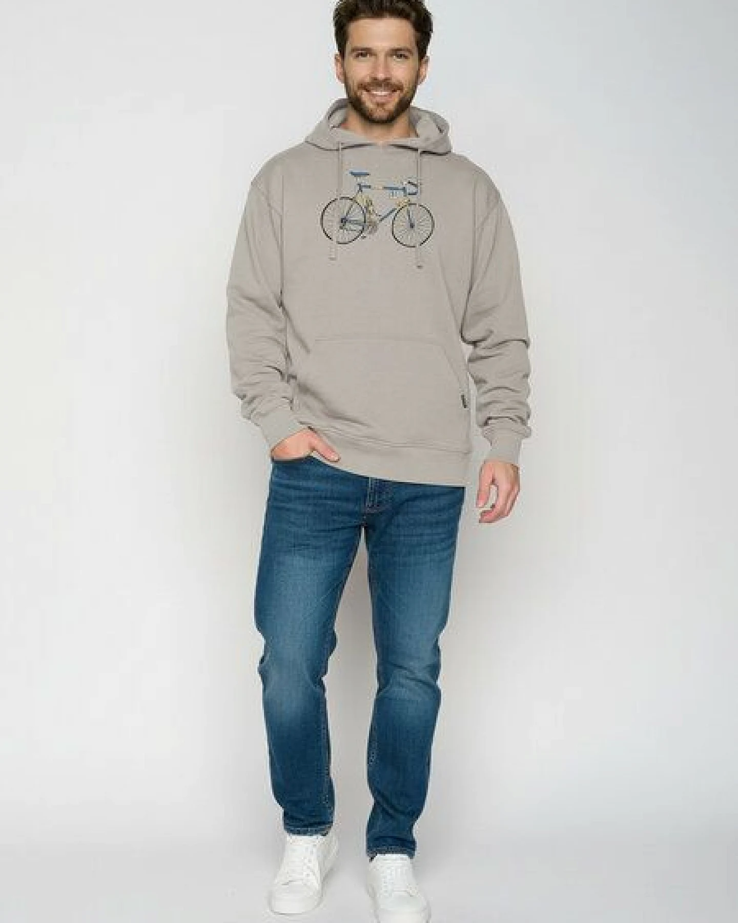 GREENBOMB Knut 2 Joy - Gemütlicher Hoodie aus Bio-Baumwolle / hochwertiger Print / GOTS / Fair & Vegan – Ansicht 3