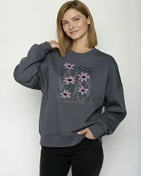 Produktseite: GREENBOMB No Rain Core - Lässiges Sweatshirt aus Bio-Baumwolle / hochwertiger Print / GOTS / Fair & Vegan