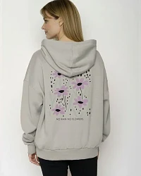 Produktseite: GREENBOMB No Rain Mello - Lässiger Hoodie aus Bio-Baumwolle / hochwertiger Print / GOTS / Fair & Vegan