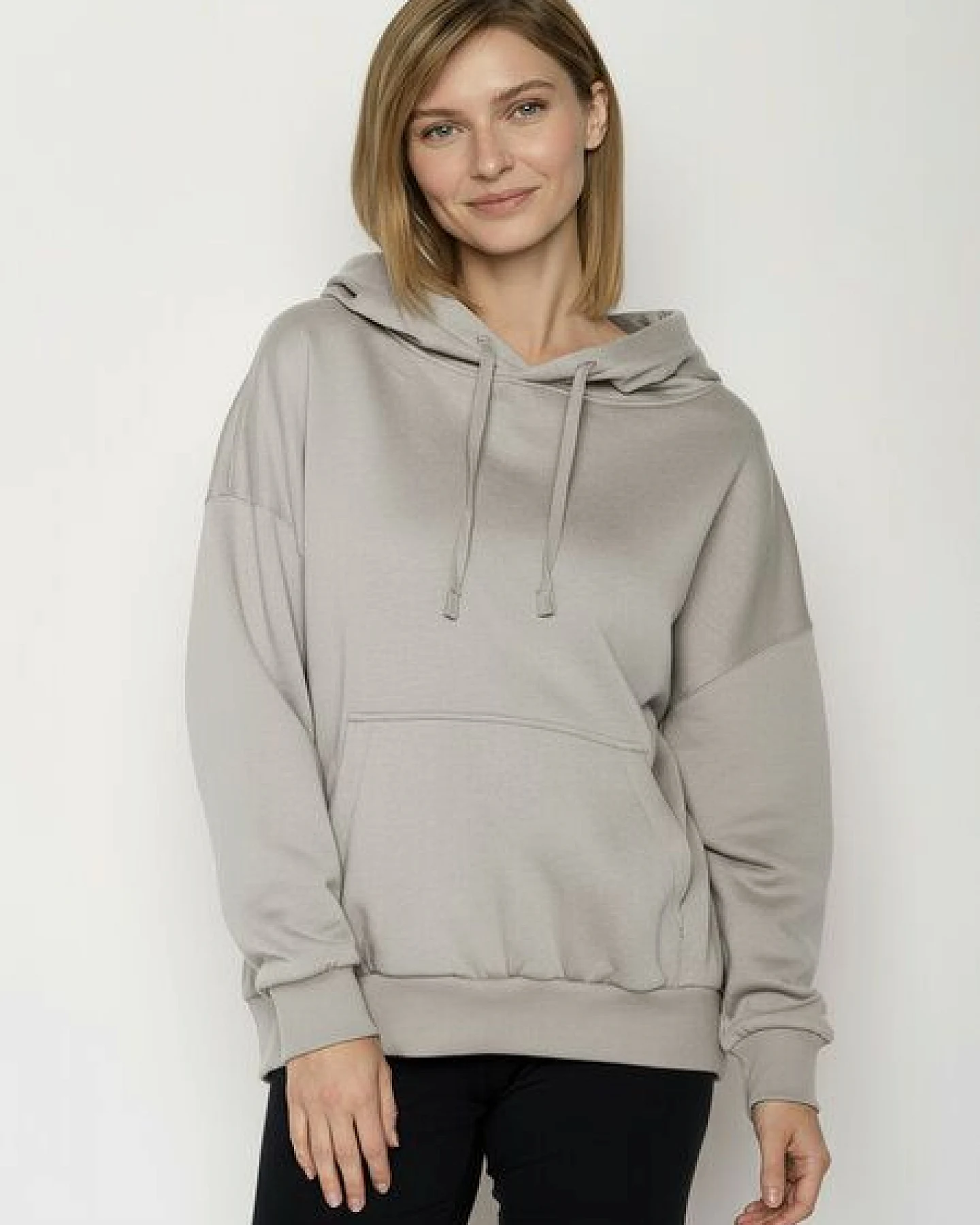 GREENBOMB No Rain Mello - Lässiger Hoodie aus Bio-Baumwolle / hochwertiger Print / GOTS / Fair & Vegan – Ansicht 2