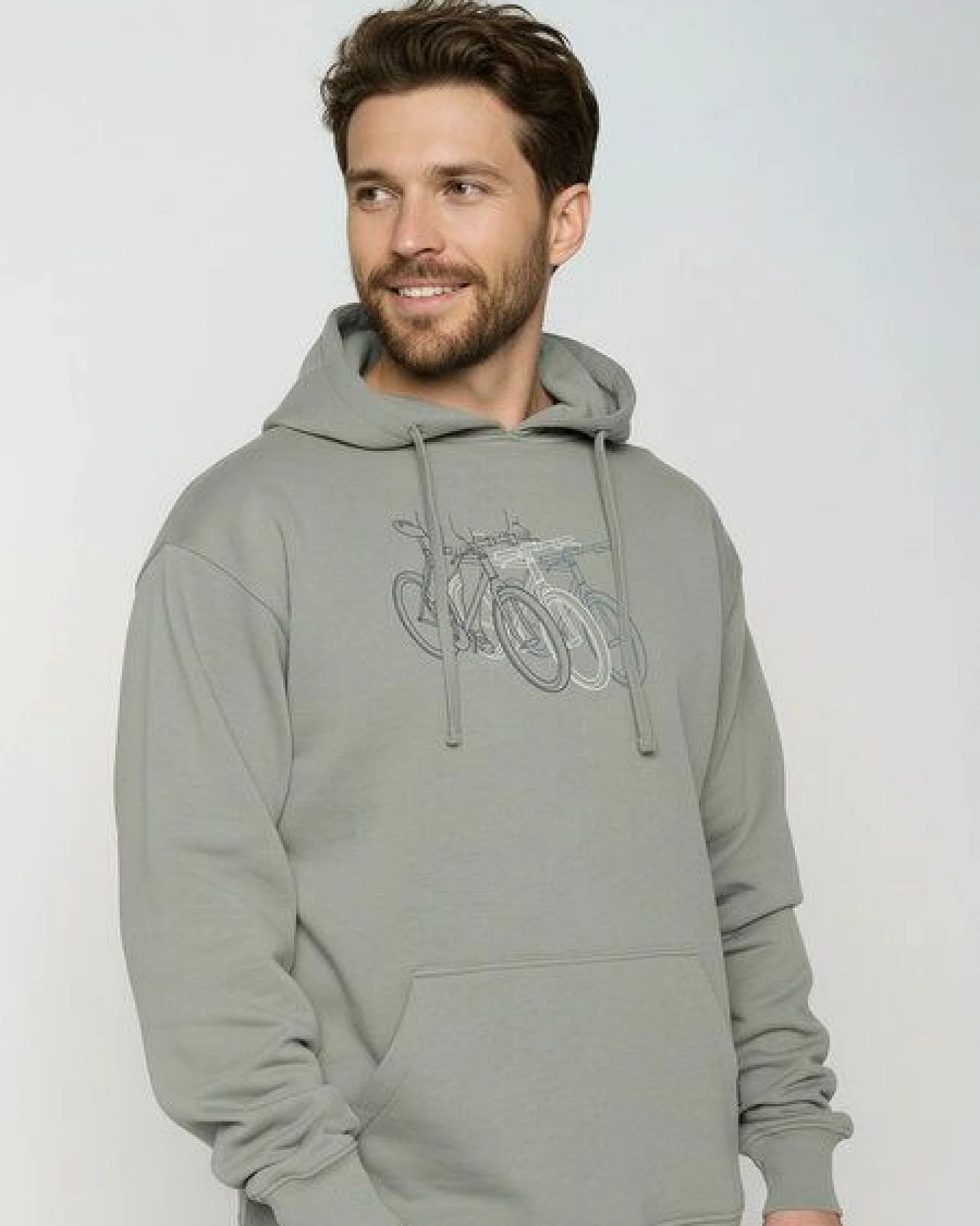 GREENBOMB Race Joy - Gemütlicher Hoodie aus Bio-Baumwolle / hochwertiger Print / GOTS / Fair & Vegan – Ansicht 2