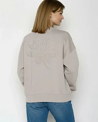 Produktseite: GREENBOMB Shamrock Core - Lässiges Sweatshirt aus Bio-Baumwolle / hochwertiger Print / GOTS / Fair & Vegan