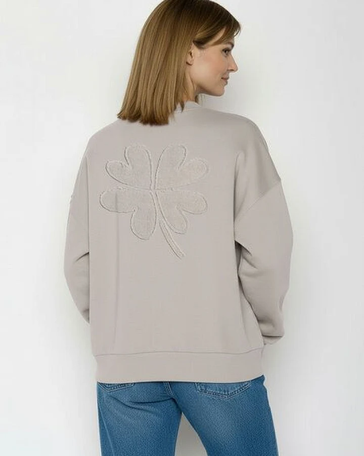 GREENBOMB Shamrock Core - Lässiges Sweatshirt aus Bio-Baumwolle / hochwertiger Print / GOTS / Fair & Vegan