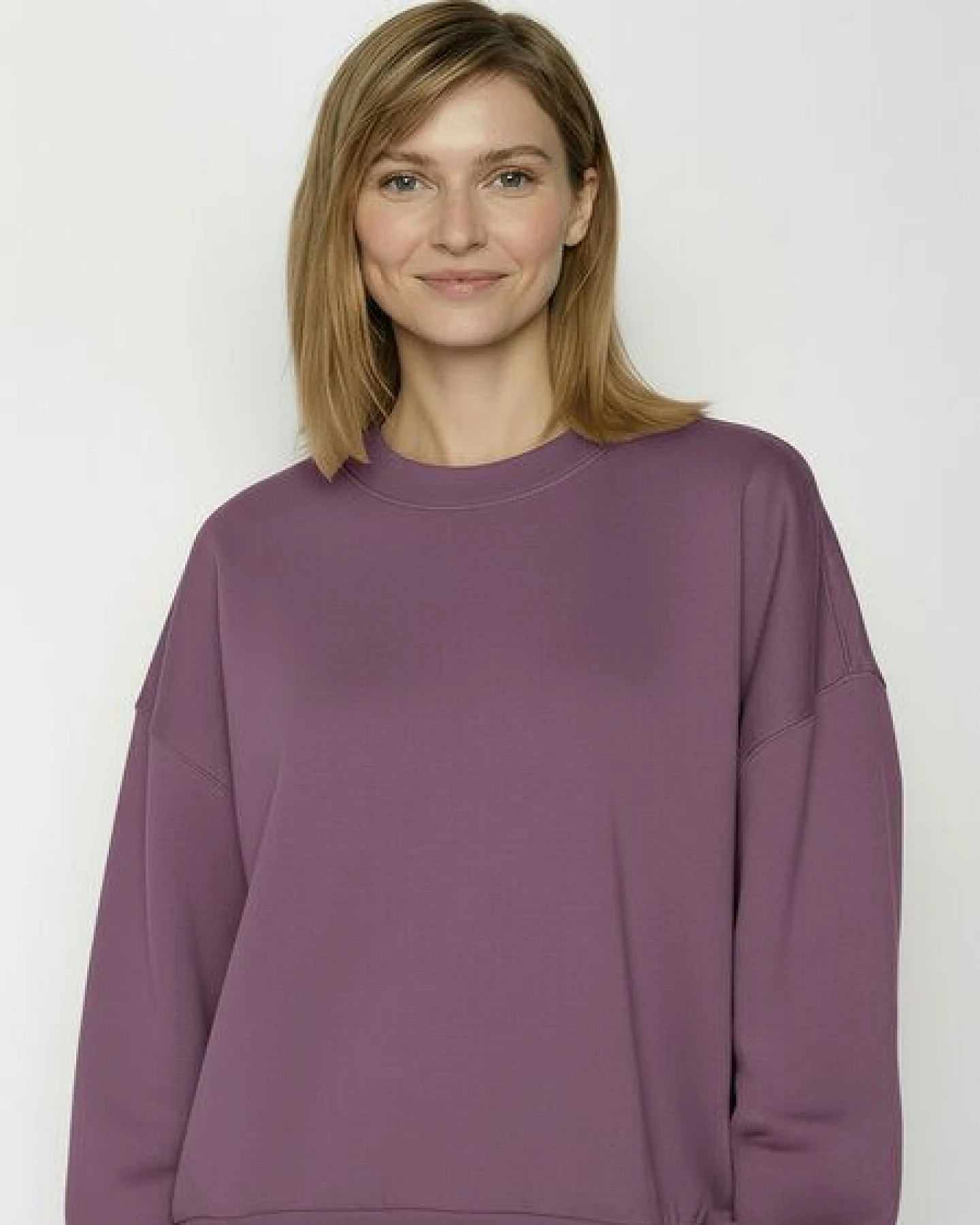GREENBOMB Basic Core - Lässiges Sweatshirt aus Bio-Baumwolle / GOTS / Fair & Vegan – Ansicht 2